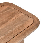 Chloe Solid Wood Rectangle Console Table - Hickory Brown - Image 5