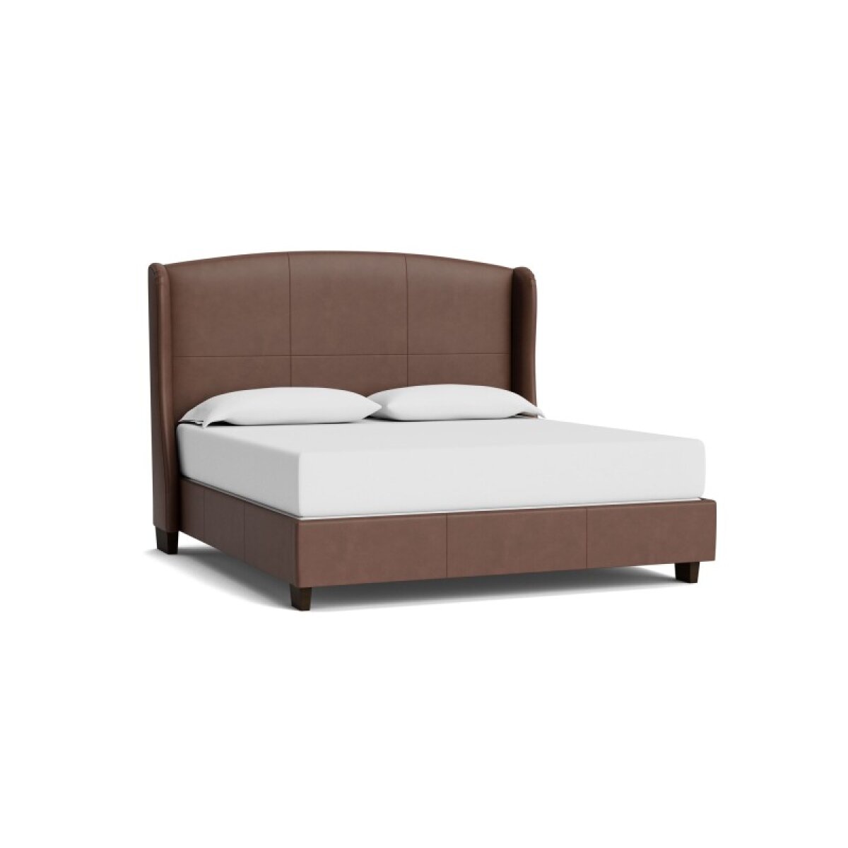 45a477a23a0a1b2c6fc7c42177d9ecb4 Paris Leather Upholstered Bed - Image 1