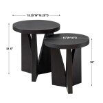 Nadette Nesting Tables, Espresso, S/2 - Image 10