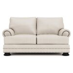 Foster Leather Loveseat Without Pillows - Image 4