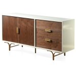 Santa Monica Two Door Three Drawer Credenza