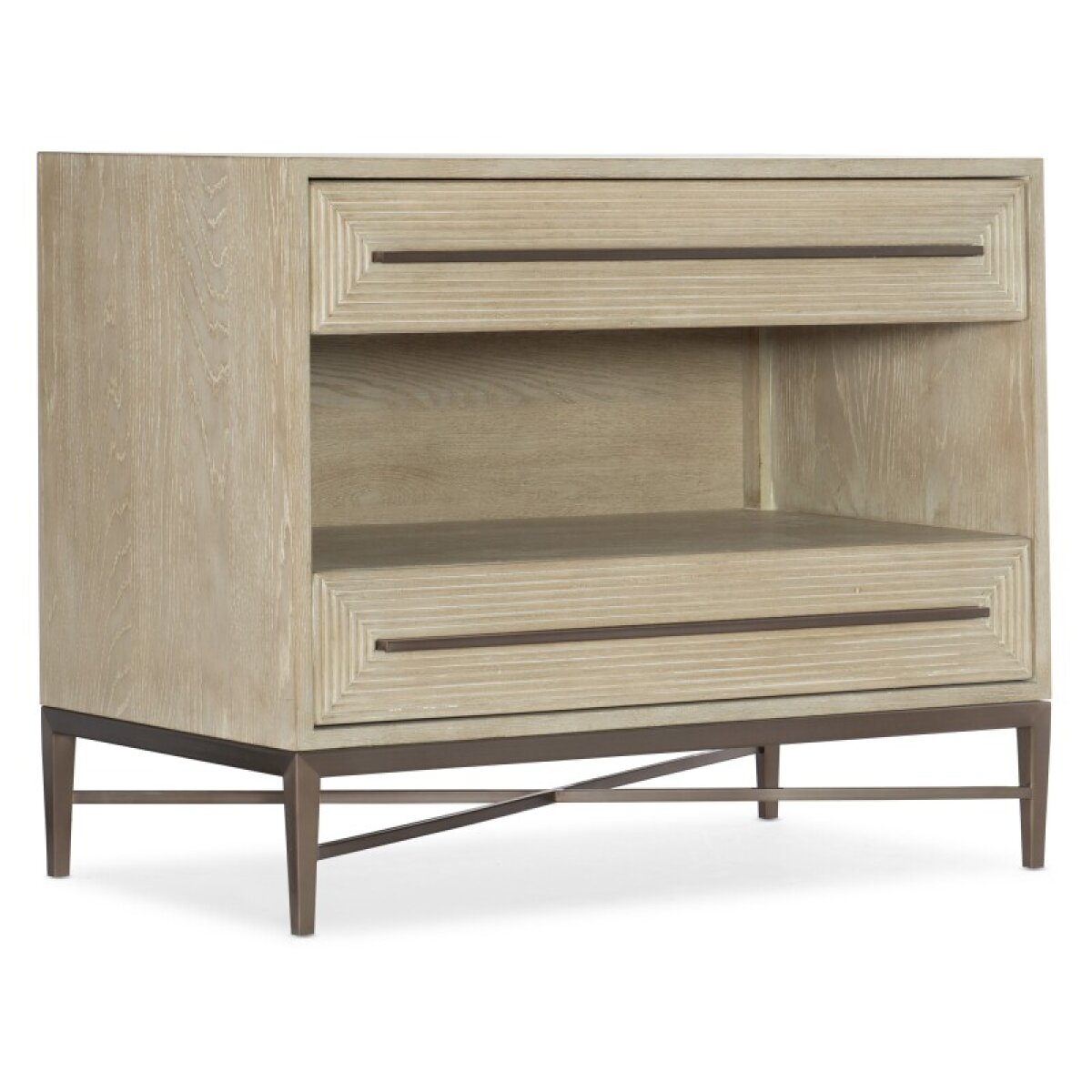 4690d2769f863da7eaca6a943e682cca Bedroom Cascade Two-Drawer Nightstand - Image 1