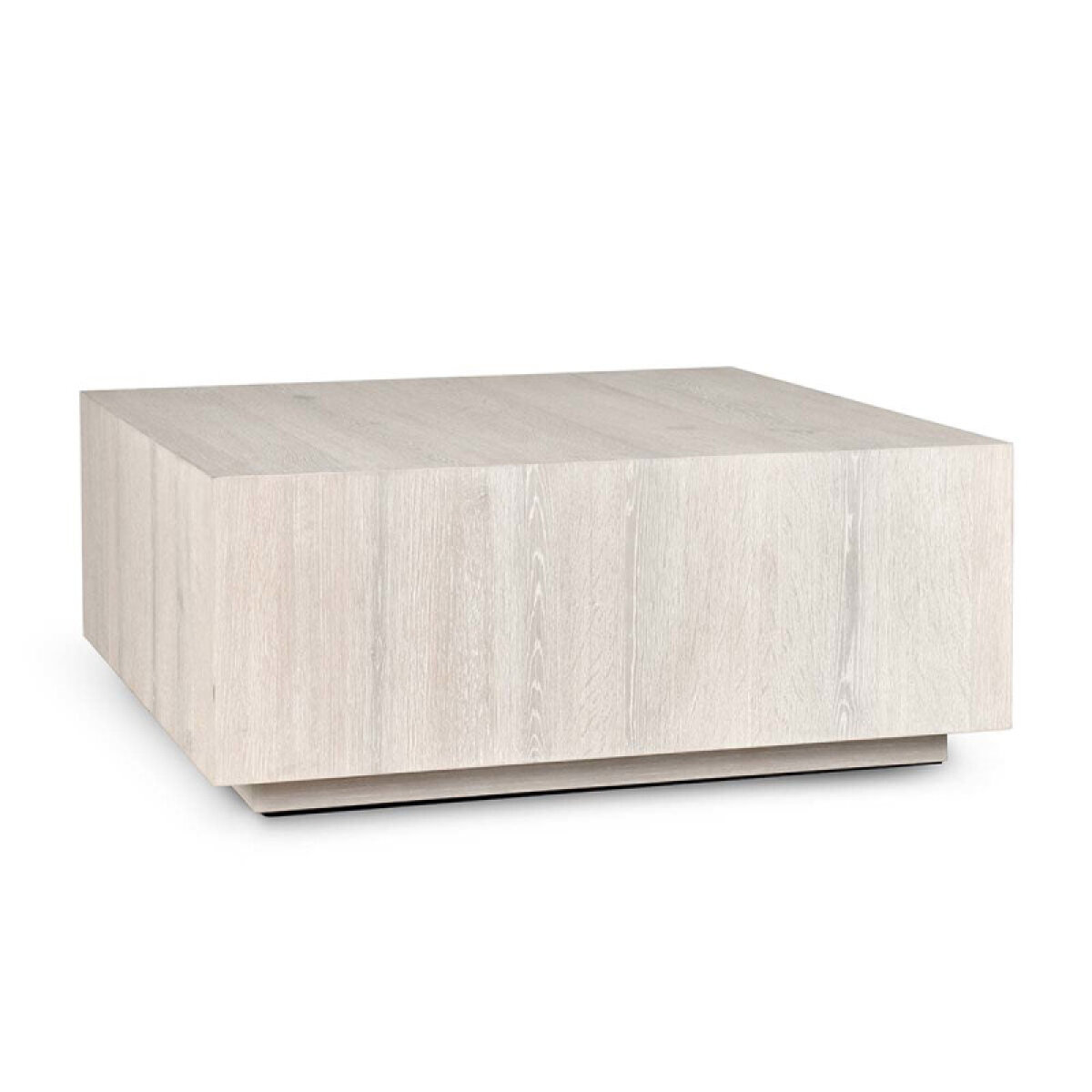 46a18ac4a199de741a211ec0fb27d64a Layne Solid Wood Square Coffee Table W Casters - Milk White - Image 1