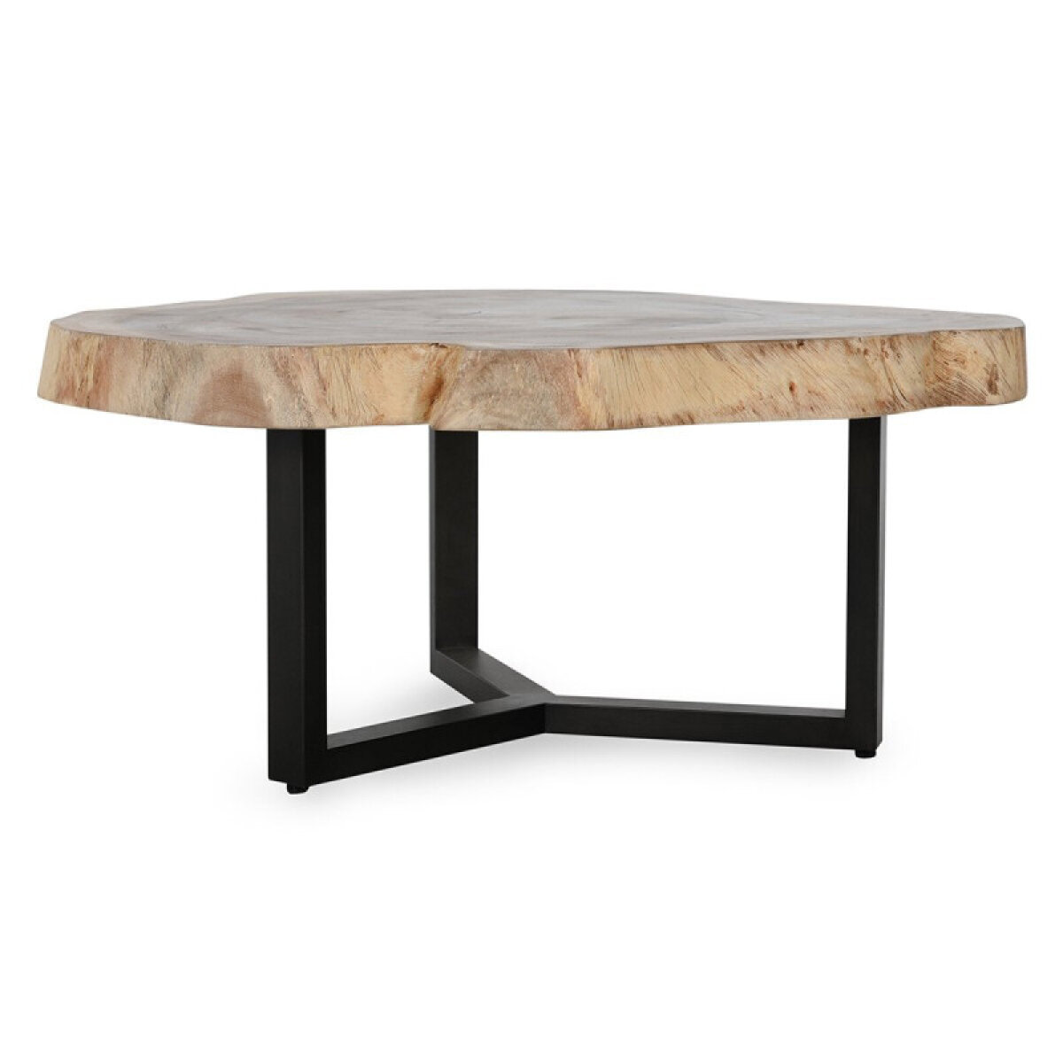 46af7dfc62576fb57c33bd883e11a142 Celine Solid Wood Live Edge Coffee Table - Natural - Image 1