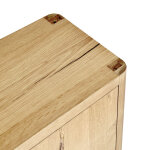 Orlando Solid Wood 4dr Buffet - True Natural - Image 7