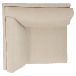 Mila Fabric Corner Chair Without Pillows - Image 6