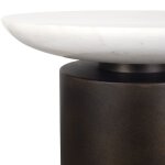 Olso Indoor-outdoor Accent Table, Bronze, 2 Cartons - Image 6