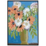 Peach Fever Framed Canvas