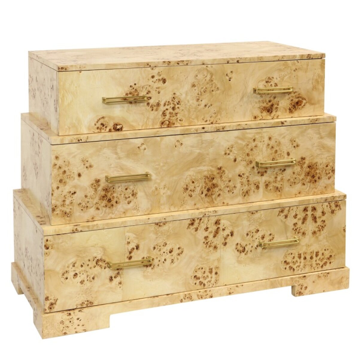 47d69042a883af2b9f5eda79ebbf0156 Mappa Burl Willshire Chest Made From Solid Mohogany & Veneer - Image 1