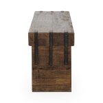 Itsa Reclaimed Wood Bench - Natural - Image 4