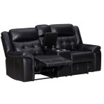 Clayton - Phantom Manual Console Loveseat - Image 4