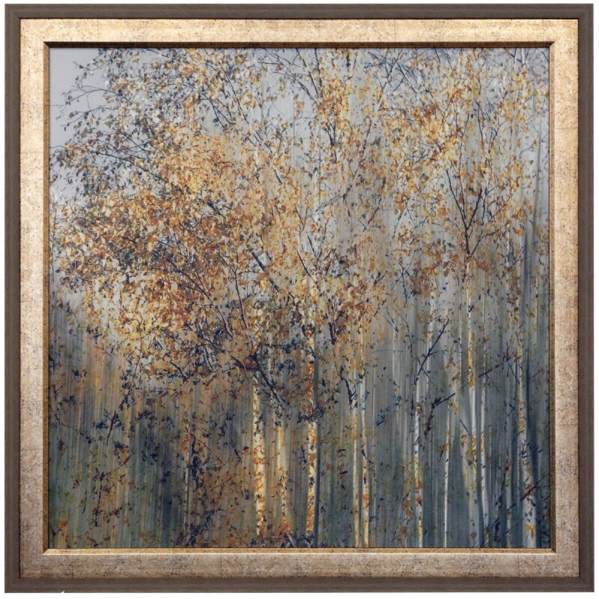 483a8c9a657766cf45fd5aab65eb5bf1 Birch Impression Textured Framed Print - Image 1