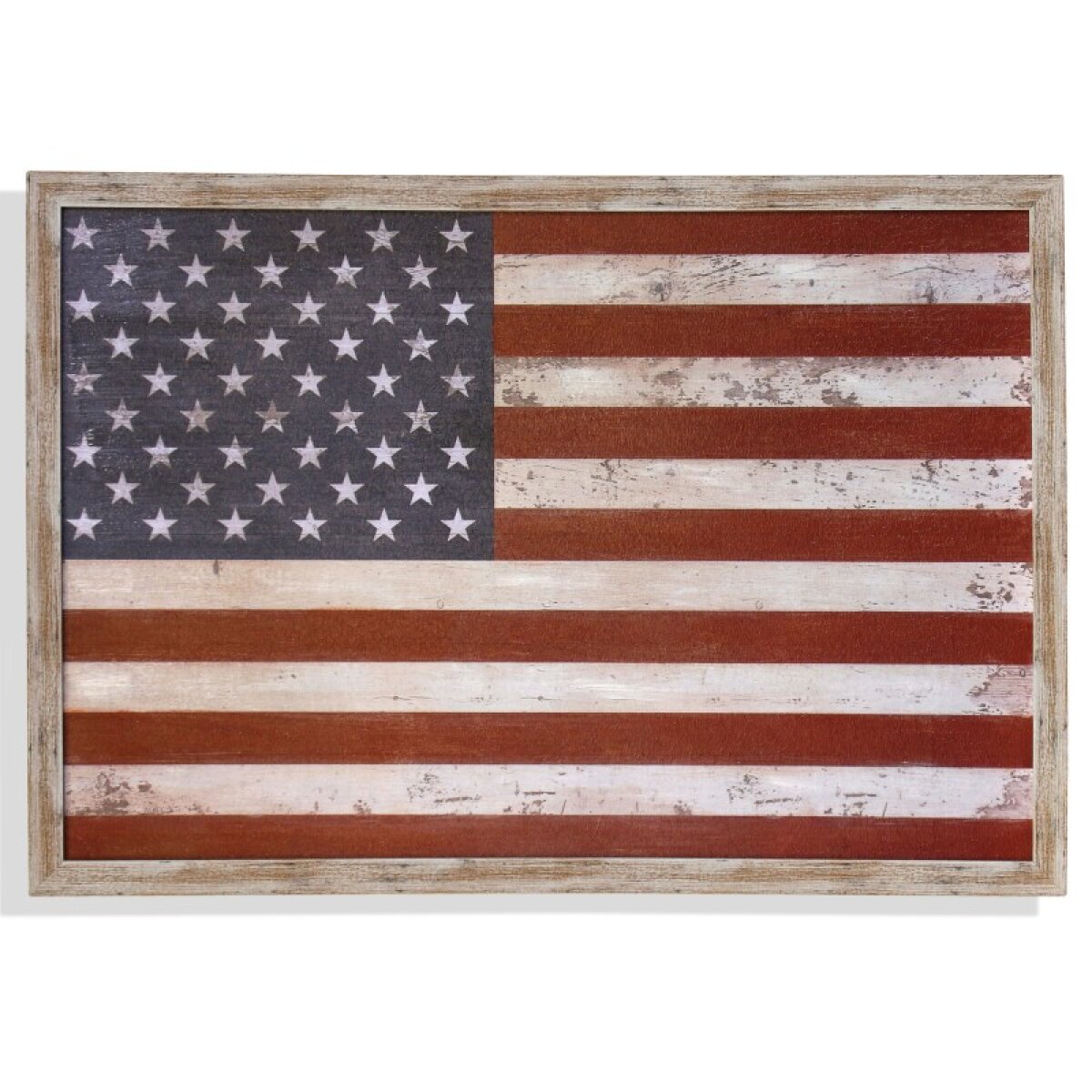 48521a70bf3c17114999c7d3ed6f3e26 American Flagtextured Framed Print - Image 1