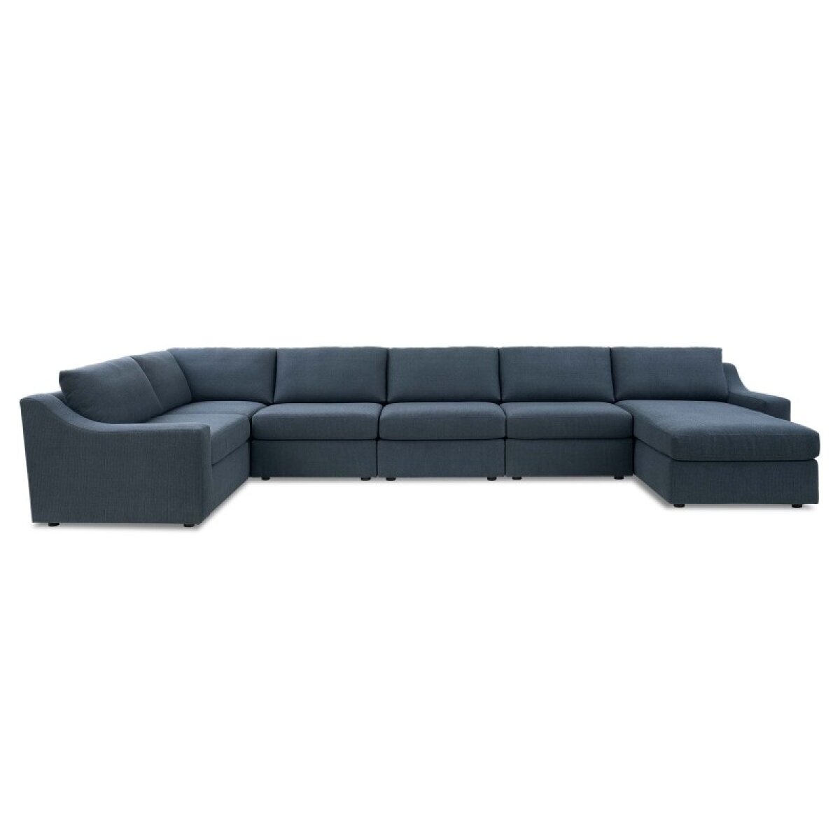 48c4d580bdae0dfd8bcbaa7e14e2a4a6 Blake Slope Arm U-Shaped Sectional - Image 1