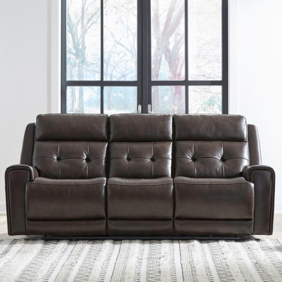48f65f8810b6a72657c25391a36a6ad4 Carrington Sofa P3 & ZG - Dark Brown - Image 1