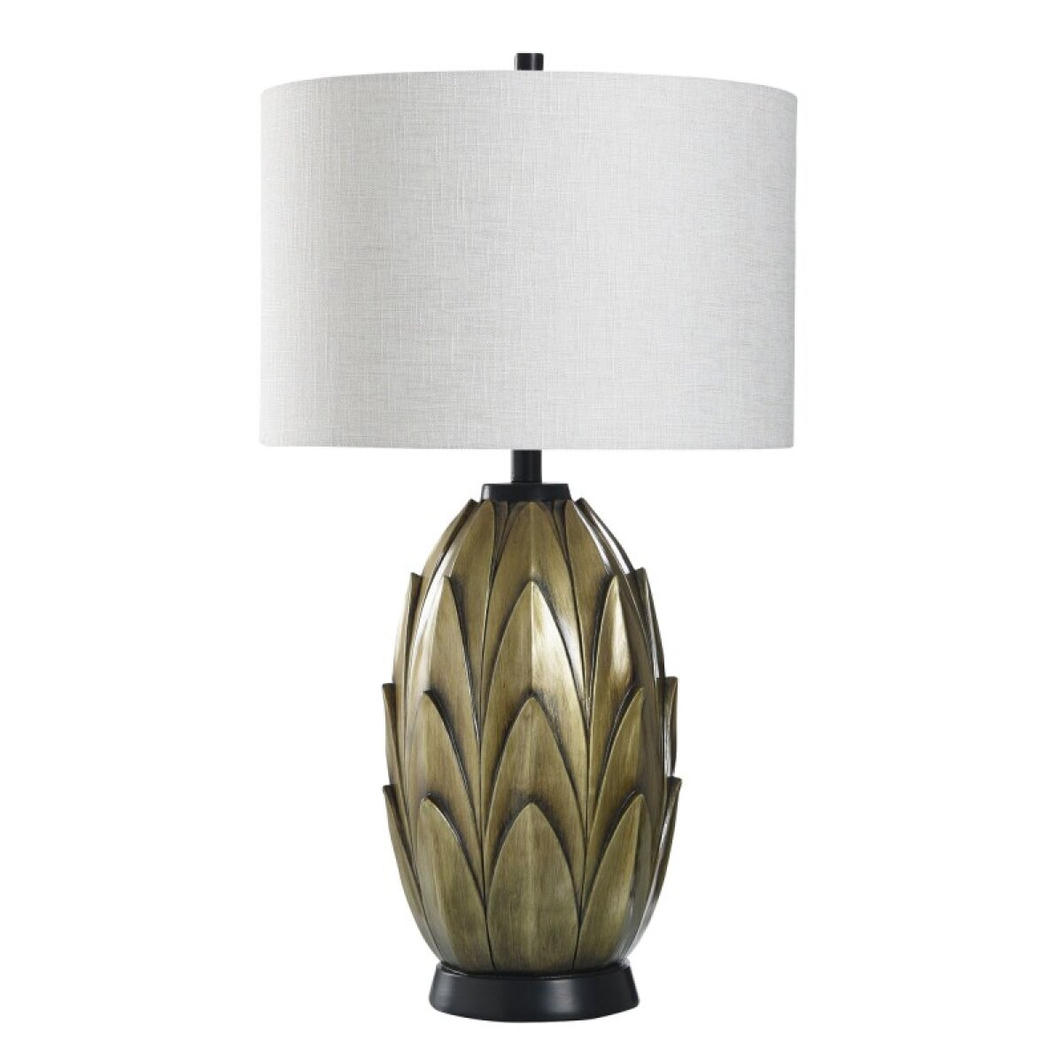 4928b71535822f9e5f109eed6d7dbd03 Norman Wyatt Home Phara Auric Gold Poly Table Lamp 30in - Image 1