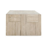Bristol Solid Wood Rectangle Coffee Table - Aged Cream - Image 4