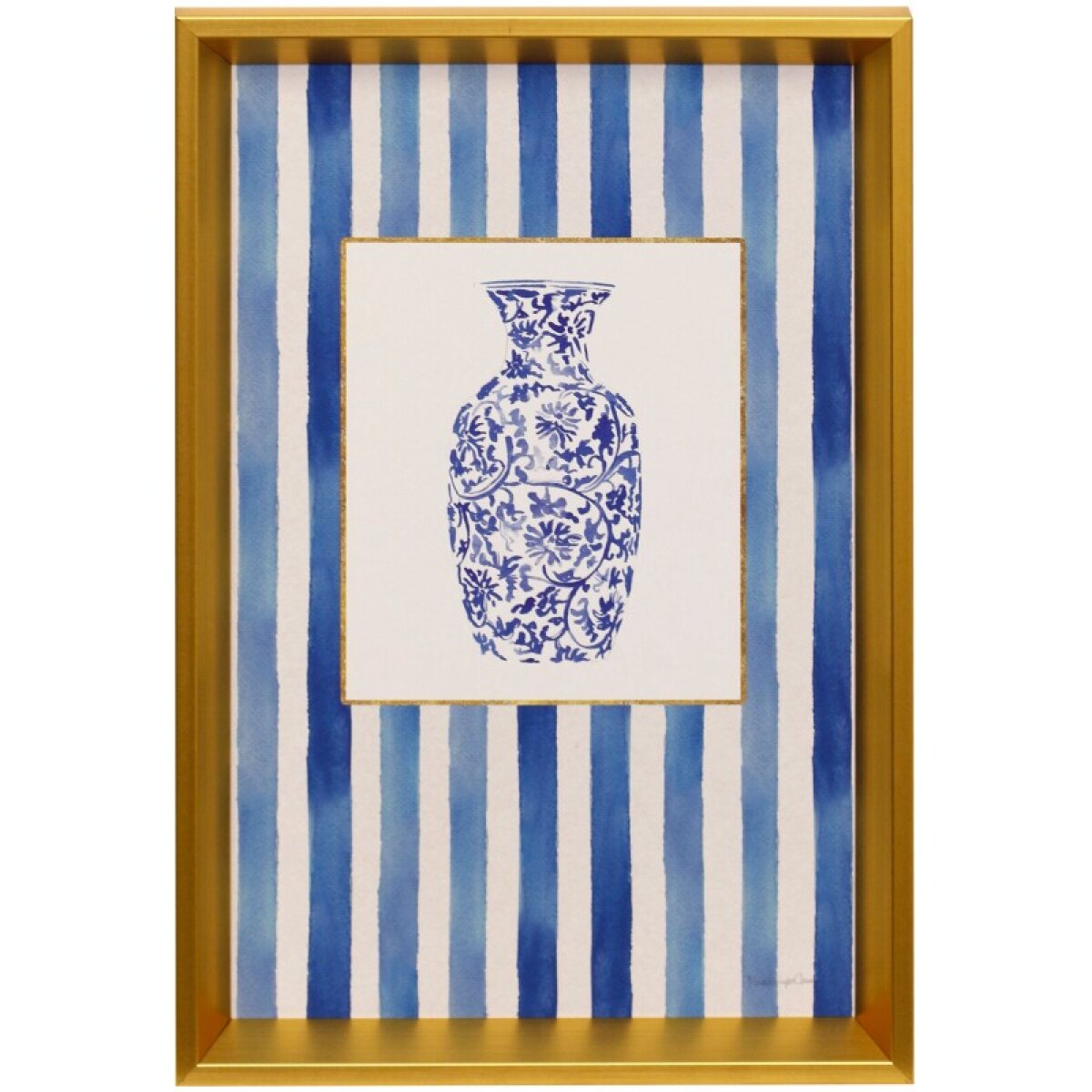 4a809dc529739bf447b835e380f54dea Chinoiserie Vase Ii Tamara Day For Stylecraft - Image 1