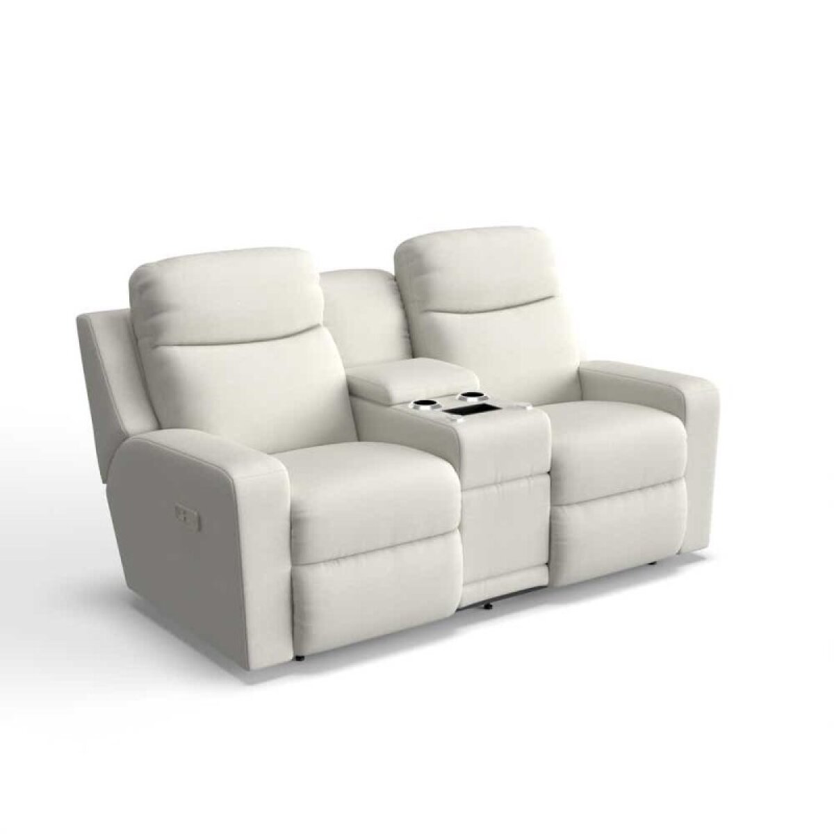4b10eebe70cab9bc56d59f65735242ea Emmons Power Reclining Loveseat w/ Headrest & Console - U49781 - Image 1