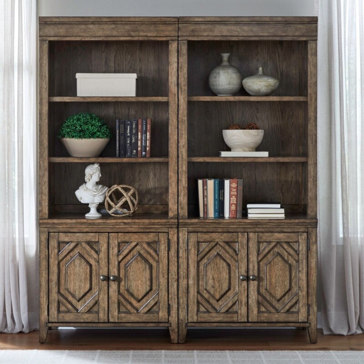 4b4f8be3f44a6fa3be775b9514ba08fb Carolina Park 2 Piece Bunching Bookcase - Image 1