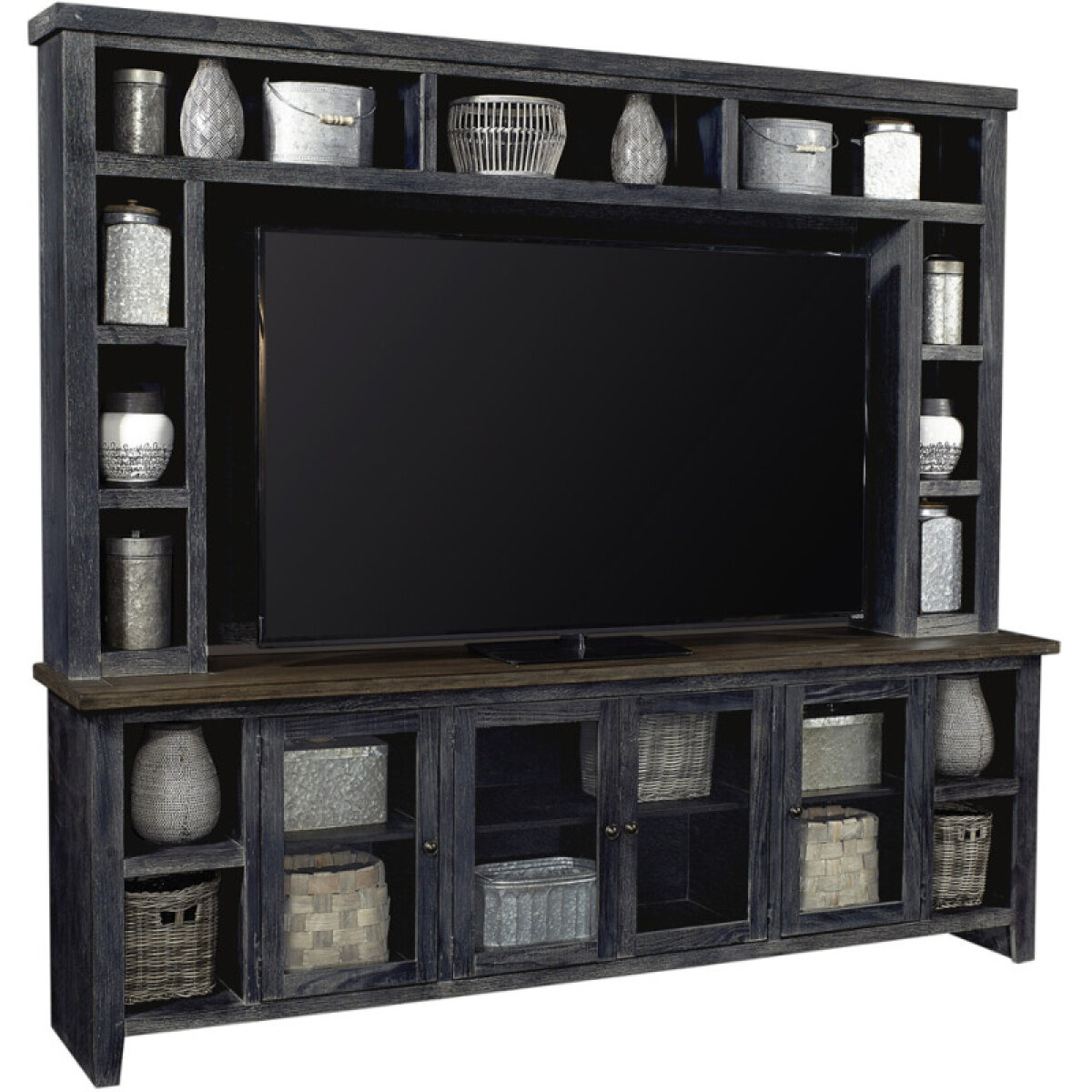 4b9dc5410e443d4cb60a66f870dd3524 Eastport 97" Console W/ 4 Doors - Image 1