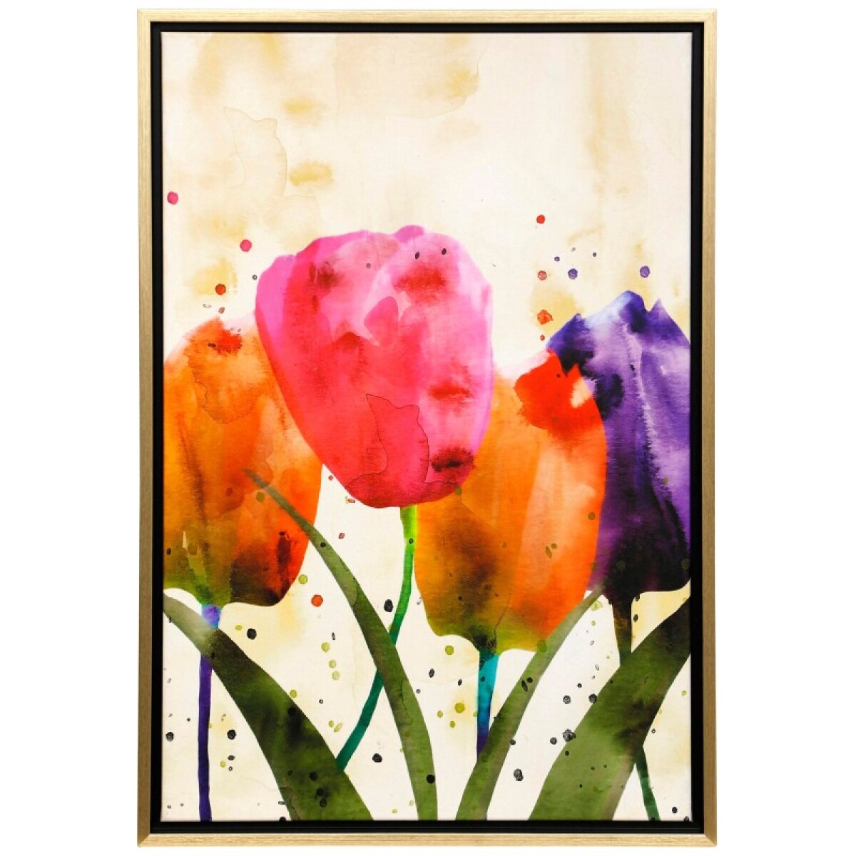 4c52aa935f34f958679abc372d699a23 Everyday Tulips Manufactured Canvas - Image 1
