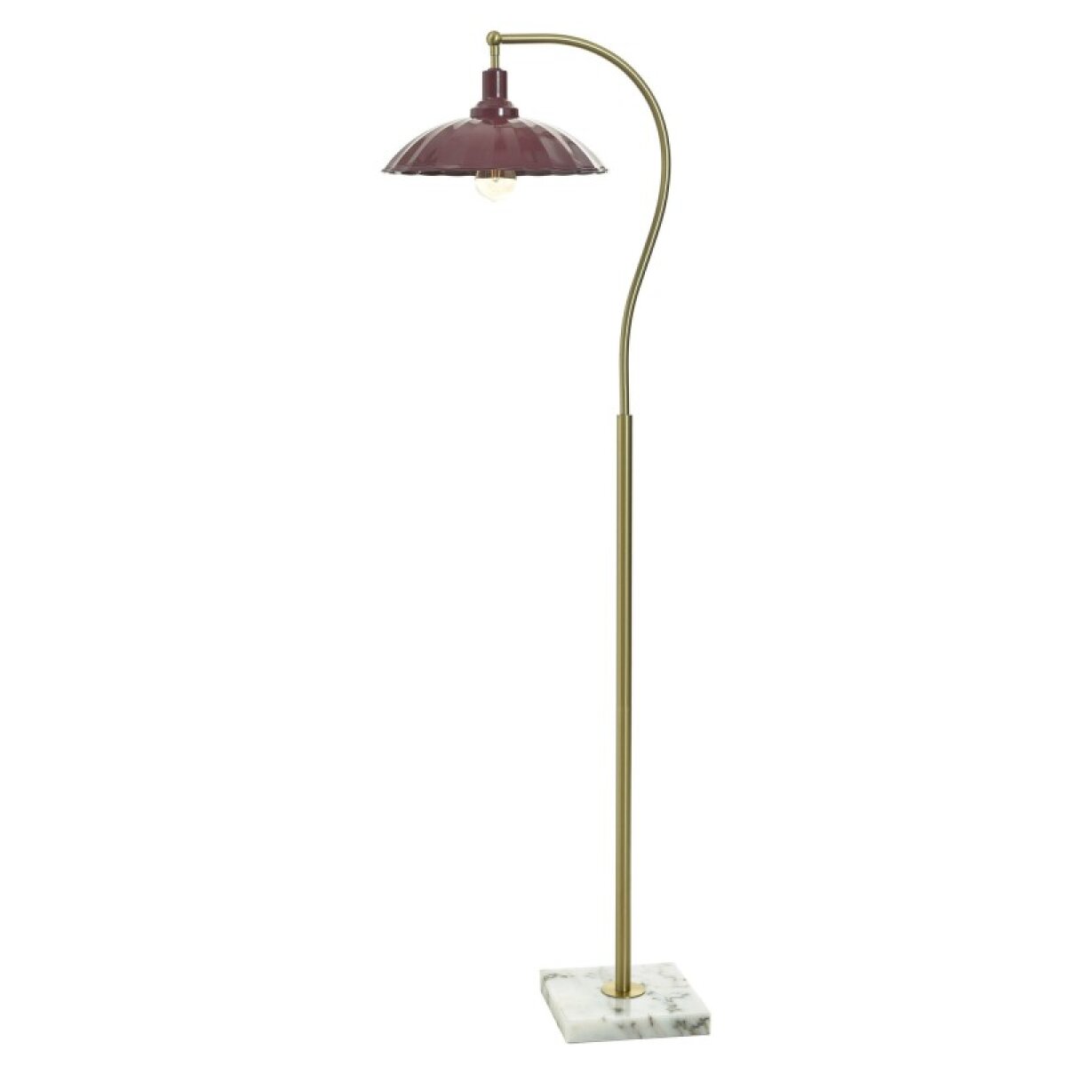 4c63bc6d45edd3d006403aa45e6c76db Penelope Tamara Day For Stylecraft Brass Floor Lamp With Metal Shade - Image 1