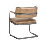 Fonda Leather Dining Chair - Adobe Tan - Image 5