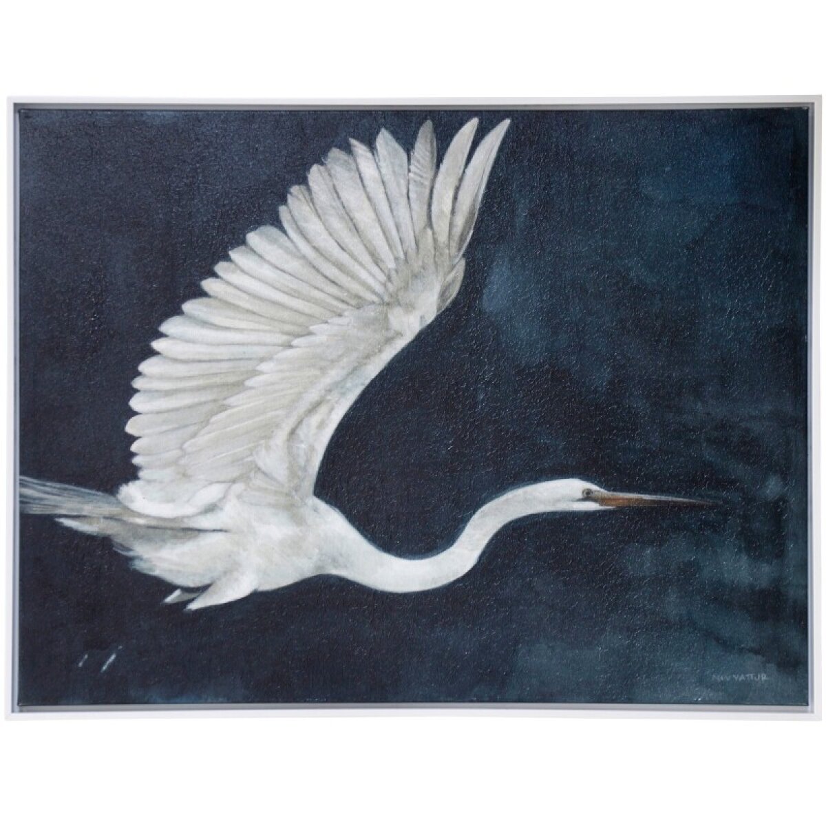 4c834124580305ff1f21abe3df01320f Norman Wyatt Home Night Flying Framed Canvas - Image 1