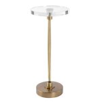 Waveney Drink Table, Brass - Image 6