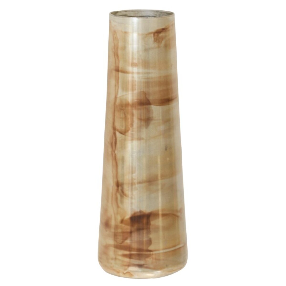 4cc684f169e343989d3efb6be466c56f Ombre Vase Gold Tone Glass Vase - Image 1