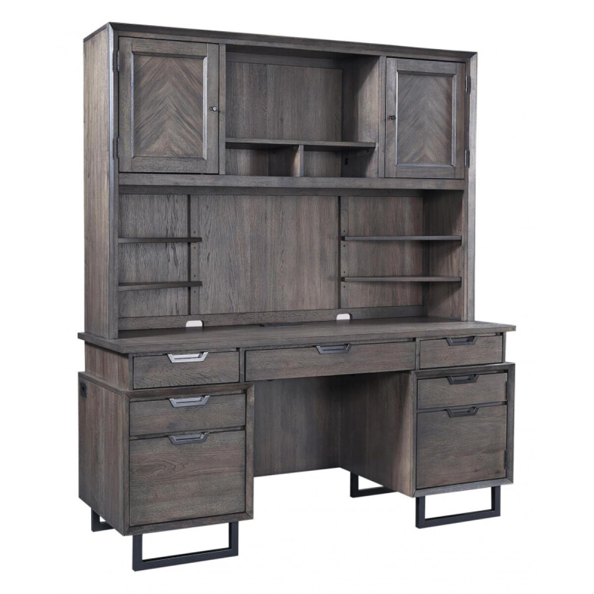 4cd906b98062aa9cc00dc655fa78631c Harper Point 66" Credenza Hutch - Image 1