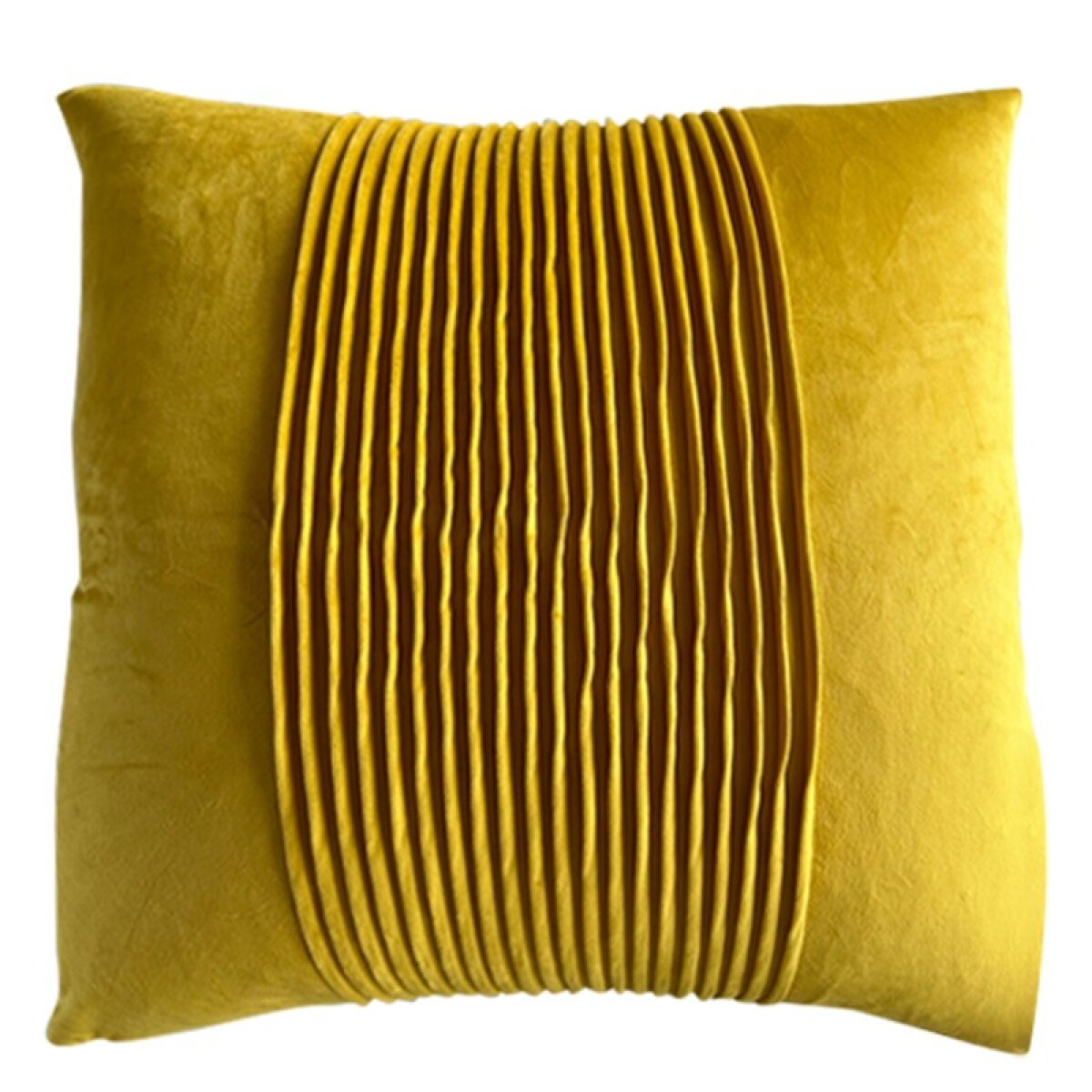 4cfc597e78186e89cdf5c420cdb0b7e7 Dann Foley Lifestyle Dann Foley Sunshine Velvet Tux Pleat Pillow - Image 1