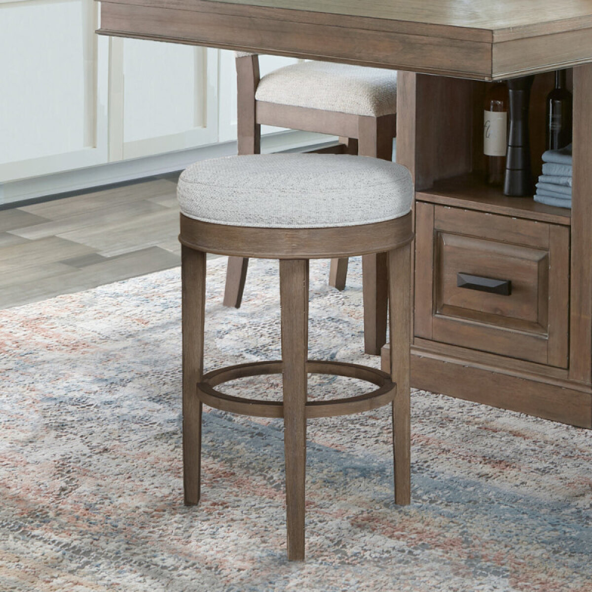4d2a20caf3e928ee0de41053109f0a26 Sundance Dining - Sandstone Swivel Bar Stool Dining - Image 1