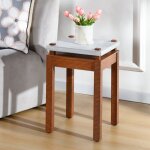 Cement Gray & Zebra Cherry Norman Wyatt Home Plant Stand - Image 7