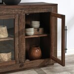 Jett Reclaimed Wood 4dr Cabinet - Natural - Image 11