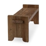 Marsa Reclaimed Wood Bench - Natural - Image 4