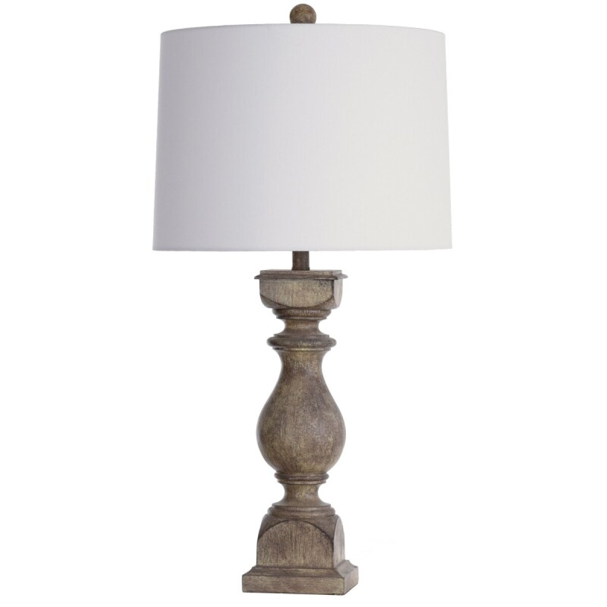 4ebd10504175314ba74239035e1ce3e7 Grayson Gray Traditional Table Lamp 150w 3-way Hardback Shade - Image 1