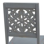 Trellis Lane Accent Chair- Grey - Image 8