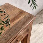 Ezra Reclaimed Wood 6dwr Console Table - Natural - Image 11