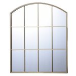 Champagne Metal Wall Mirror