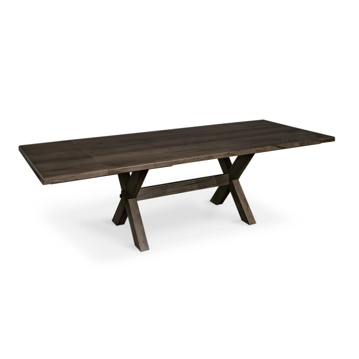 4f8ac8eba3d27df2fa57de1ee44367ef Crossbuck Dining Table with Extendable Leaves - Image 1