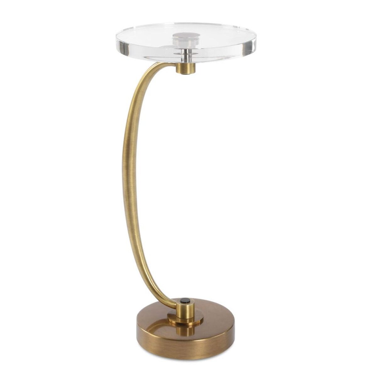 4fab06f60e3f5631ad5d3d2784f39c14 Waveney Drink Table, Brass - Image 1