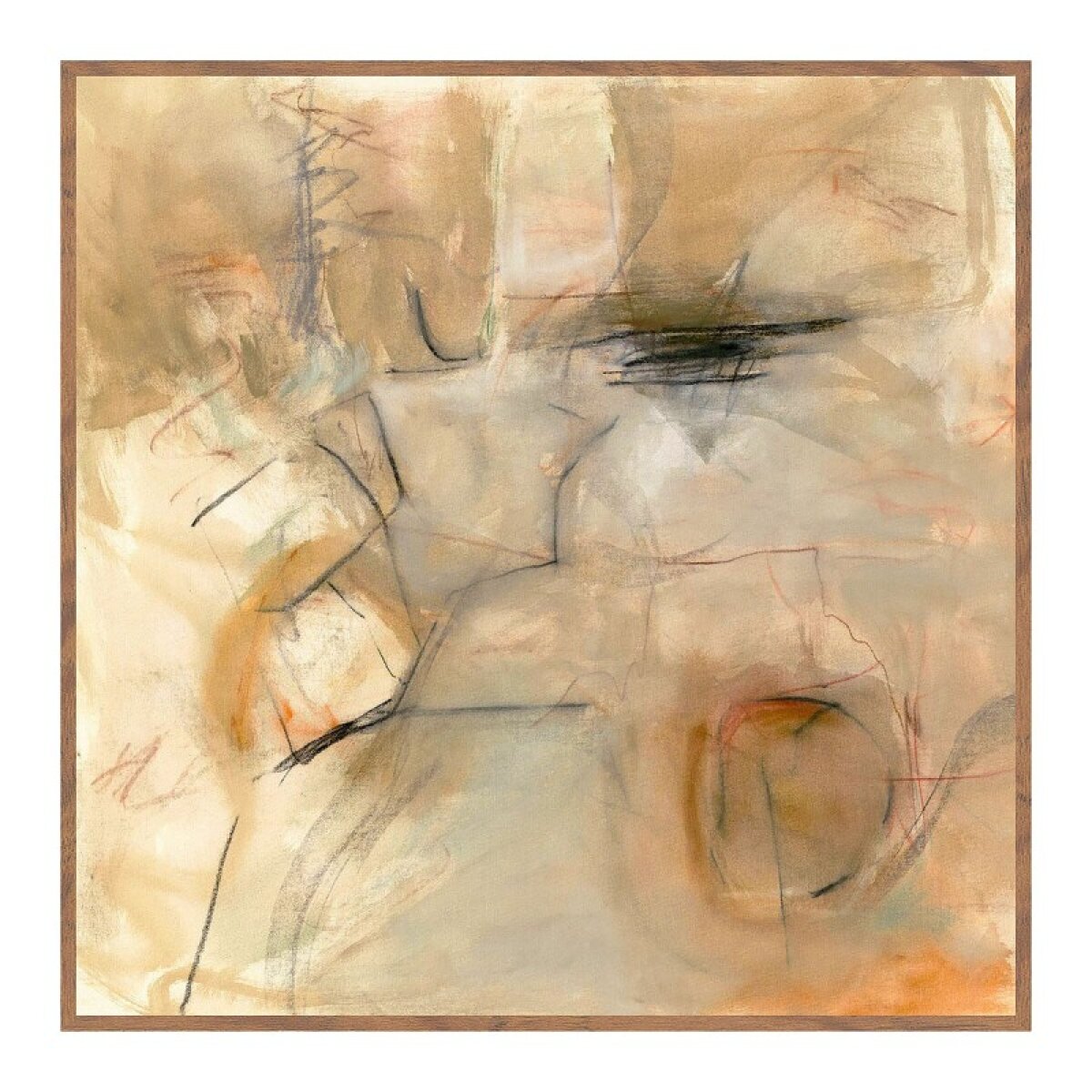 50574c41ae98a84e80824b6789842a43 Ochre Ii Painting By Buddy Whitlock - Image 1