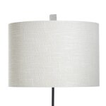 Sandpiper Table Lamp In Chittaway Bay Finish Linen Drum Shade - Image 4
