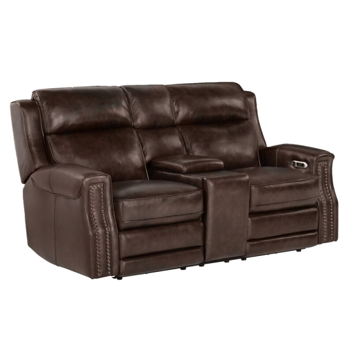 50a73f742df34e1130ec65a9f93bef0c Hensley - Smooth Espresso Power Loveseat - Image 1