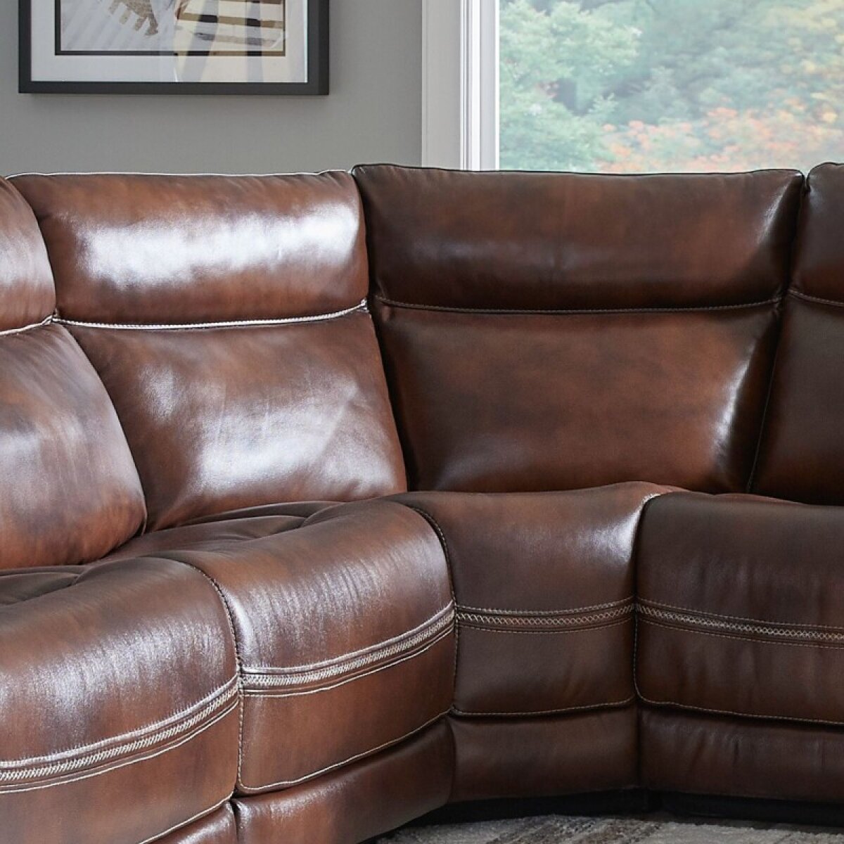 50bae410028f9643a634a664ecefdde2 Corner Wedge - Cognac - Image 1