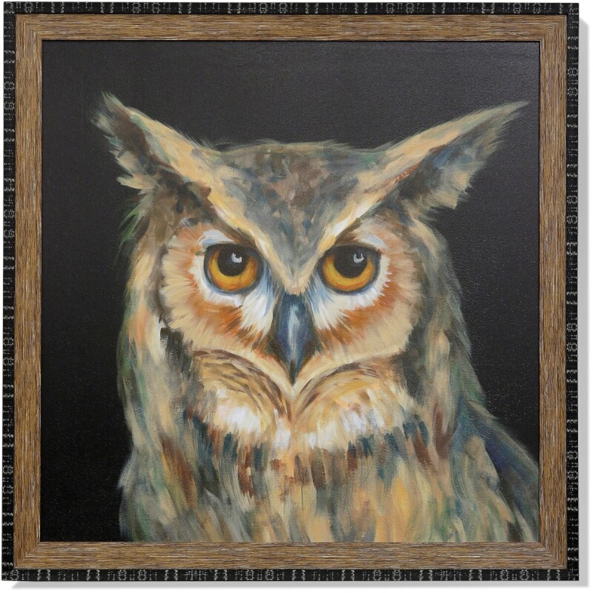 50c7ecf7a38c54f93f66c42a7d969e39 Hedwig Who Textured Framed Print - Image 1
