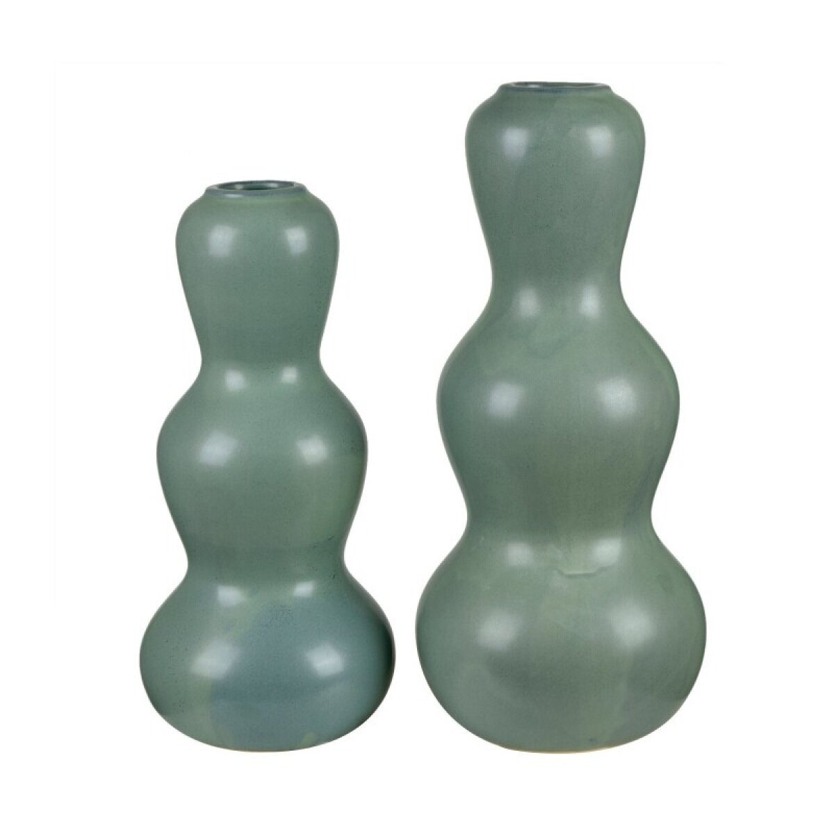 50ecb90d2066f9cd67313ed38953cb43 Green Ardell Vases - Image 1