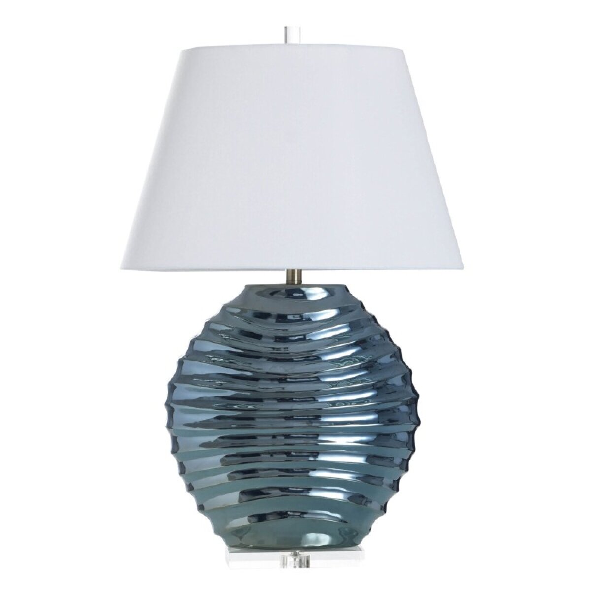 50f7f3eb9103787cc56ec3f1eb8b64ea Kozen Blue Ceramic Table Lamp - Image 1